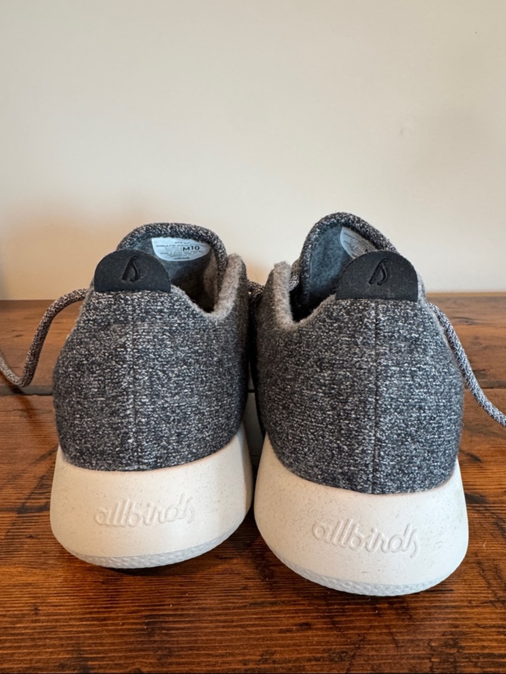 Allbirds OG Sustainable Eco-Friendly Grey Wool Runners Men’s Size 10 - Picture 10 of 11